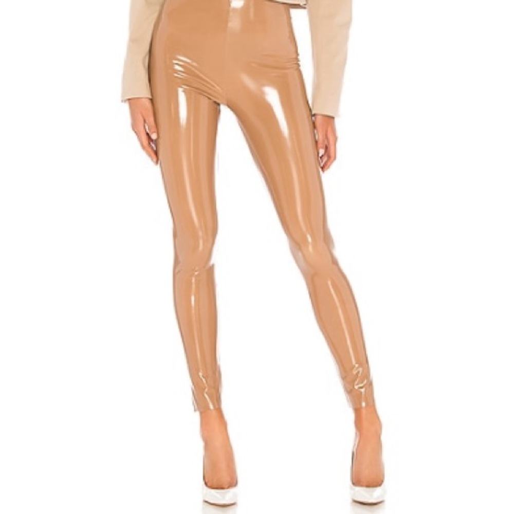 Commando Shiny Tan High-Waisted Leggings